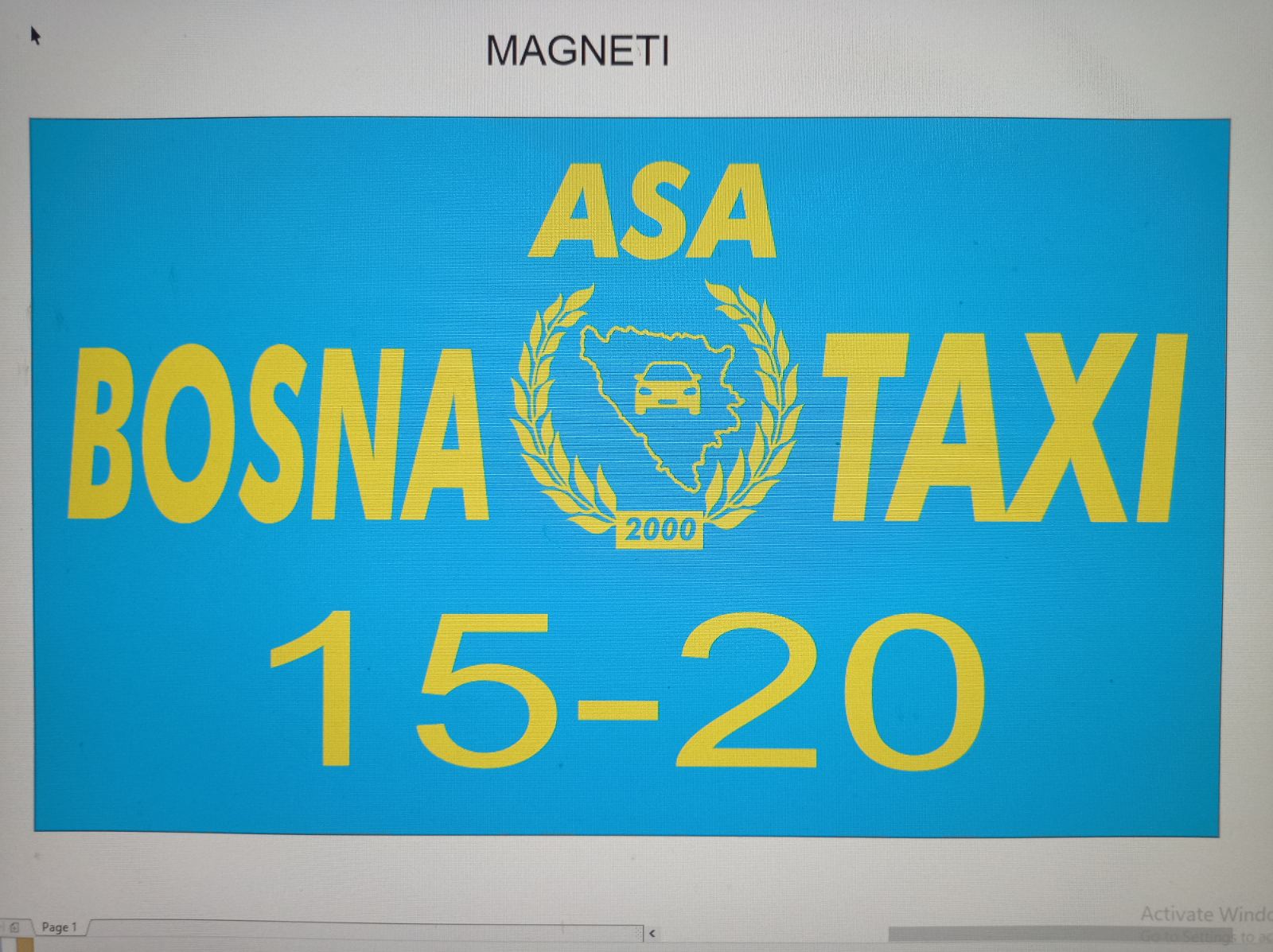 ASA BOSNA TAXI Logo